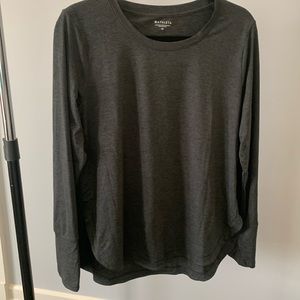 Athleta Uptempo long sleeve, large petite, dark gray, excellent condition